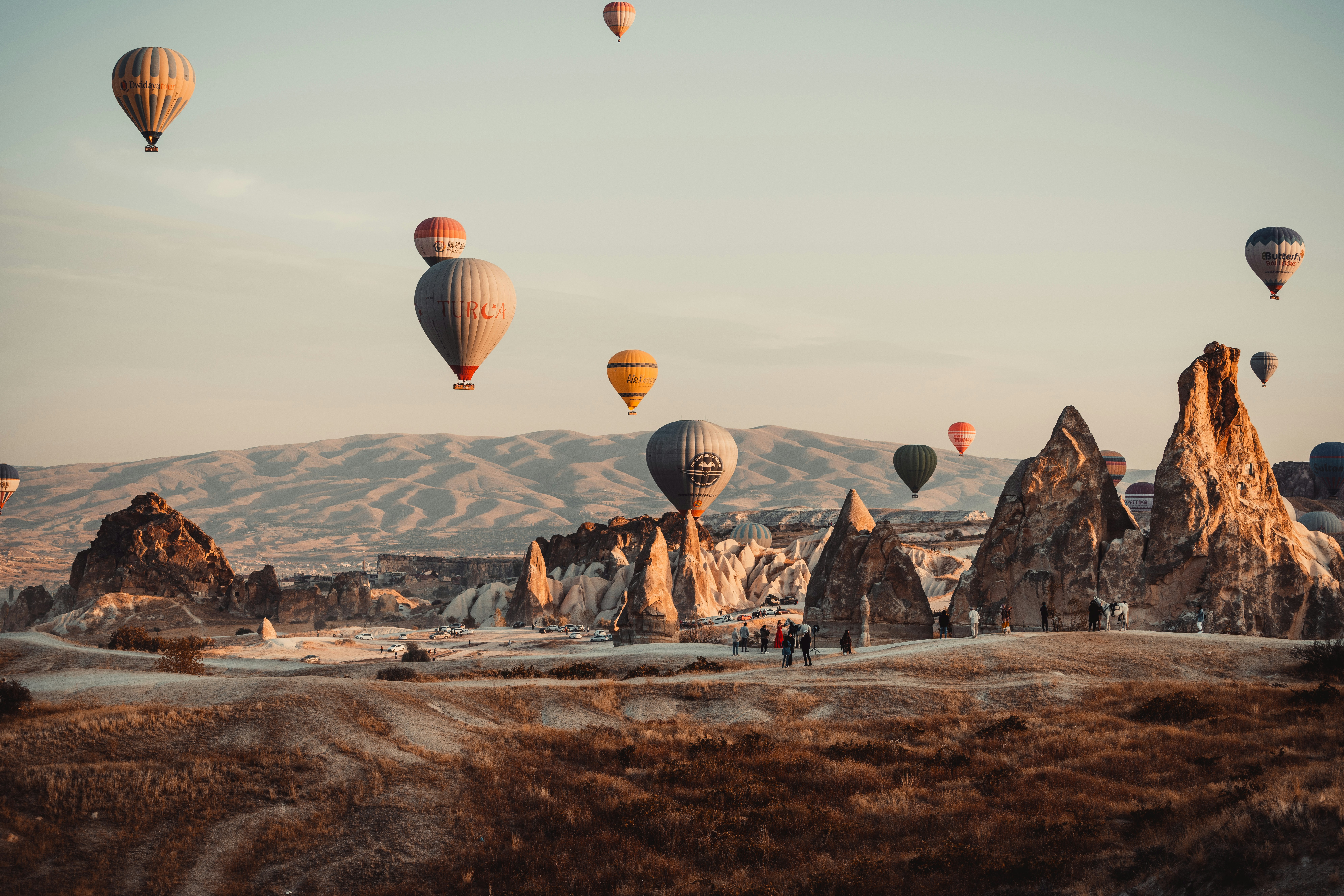 Kapadokya'da süzülen balonlar